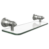Lillian Glass Fienza Shelf - Brushed Nickel