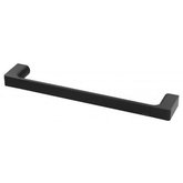 Gloss Hand Phoenix Towel Rail - Matte Black