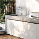 Vivid Slimline Ss 316 Sink Phoenix Mixer 200mm G/Neck Stainless Steel