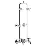 Fienza Lillian Exposed Rail Shower & Bath Set - Chrome Finish