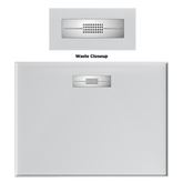 Oceano Stonelite Elite Shower Base Centre Outlet Stainless Steel Grate - 1200 x 900mm