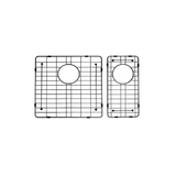 Meir Lavello Protection Grid For Mksp D670440 (2Pcs) - Shadow