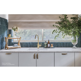 Cromford Cromford Side Lever Phoenix Sink Mixer - Brushed Gold