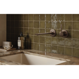 Phoenix Vask Switchmix Wall Basin / Bath Mixer Set 200Mm Pin Up Fit-Off Kit - Brushed Bronze