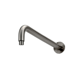 Meir Round Wall Shower Curved Arm 400Mm - Shadow