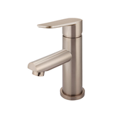 Meir Round Paddle Basin Mixer - Champagne