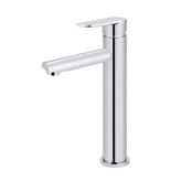 Meir Round Paddle Tall Basin Mixer - Polished Chrome