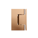 Meir Glass To Wall Shower Door Hinge - Lustre Bronze