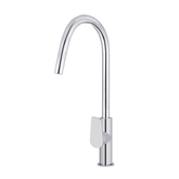 Meir Round Paddle Piccola Pull Out Kitchen Mixer Tap - Polished Chrome