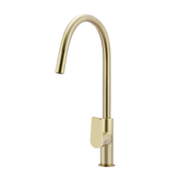 Meir Round Paddle Piccola Pull Out Kitchen Mixer Tap - Tiger Bronze