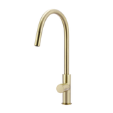 Meir Round Pinless Piccola Pull Out Kitchen Mixer Tap - Tiger Bronze