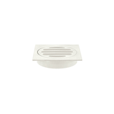 Meir Square Floor Grate Shower Drain 80Mm Outlet - Brushed Nickel