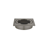 Meir Square Floor Grate Shower Drain 80Mm Outlet - Shadow