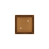 Meir Shower Waste With Tile Insert - Lustre Bronze
