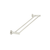 Meir Round Double Towel Rail 600Mm - Brushed Nickel