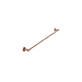 Meir Round Single Towel Rail 600Mm - Lustre Bronze