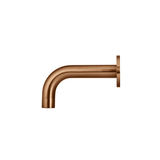 Meir Universal Round Curved Spout 130Mm - Lustre Bronze