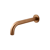 Meir Universal Round Curved Spout - Lustre Bronze
