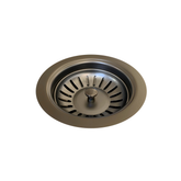 Meir Lavello Sink Strainer And Waste Plug Basket With Stopper - Shadow