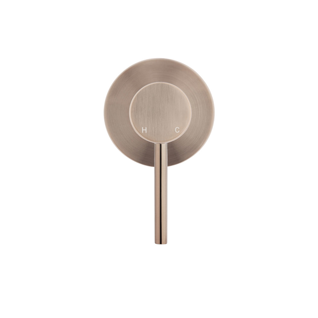Meir Round Wall Mixer Finish Kit - Champagne