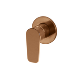 Meir Round Wall Mixer Paddle Handle Finish Kit - Lustre Bronze