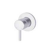 Meir Round Wall Mixer Short Pin Lever Finish Kit - Polished Chrome