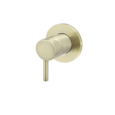 Meir Round Wall Mixer Short Pin Lever Finish Kit - Tiger Bronze