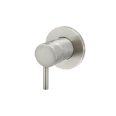 Meir Round Wall Mixer Short Pin Lever Finish Kit - Brushed Nickel
