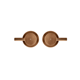 Meir Round Quarter Turn Wall Top Assemblies - Lustre Bronze