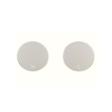 Meir Circular Wall Taps - Brushed Nickel