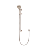 Meir Round Three Function Hand Shower On Rail Column - Champagne