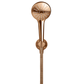 Meir Round Three Function Hand Shower On Fixed Bracket - Lustre Bronze