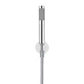 Meir Round Hand Shower On Fixed Bracket - Polished Chrome