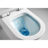 Inwall Toilet Wall Hung Pan BNK Universal Installation Rimless - Matte White