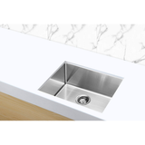 Meir Kitchen Sink Single Bowl 450 X 450 - Brushed Nickel