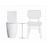 Arcisan Synergii One Back to Wall Back Inlet Streamline Suite Wrap Seat