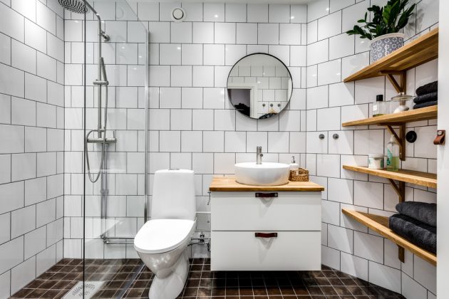 How to create a Scandinavian style bathroom