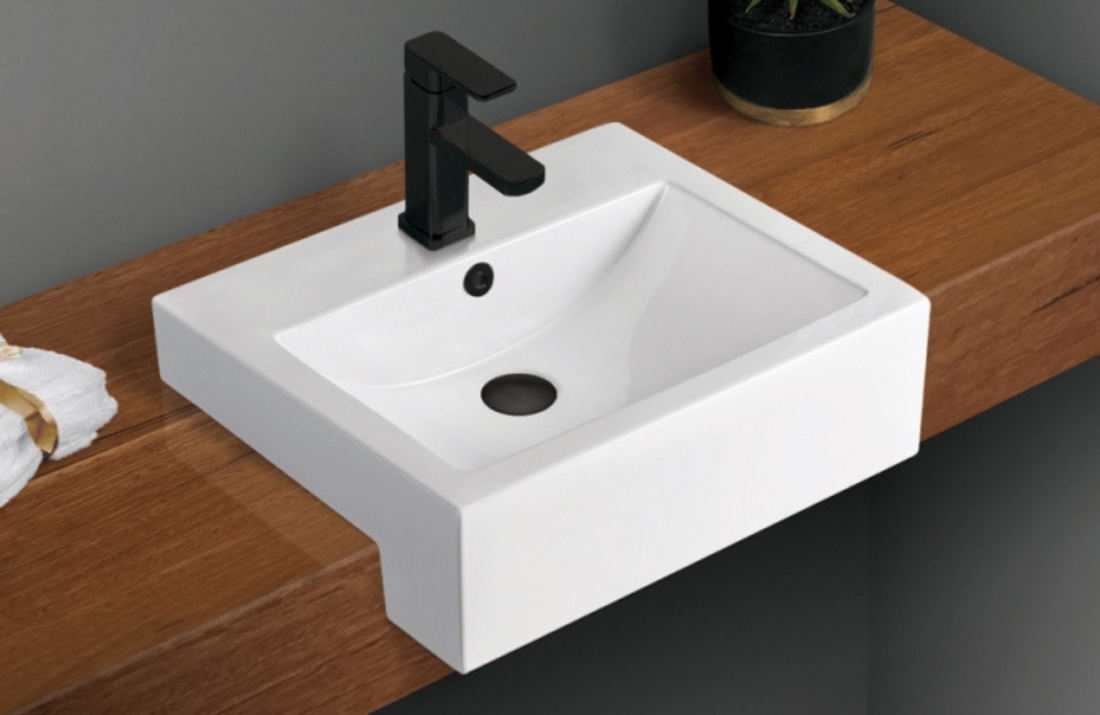 Space-Saving Solutions: Incorporating Semi-Recessed Basins in Small Bathrooms