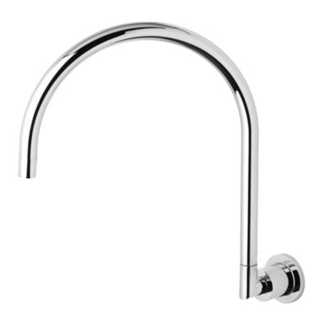 Phoenix Vivid Pin Lever Wall Sink Outlet Gooseneck - Chrome