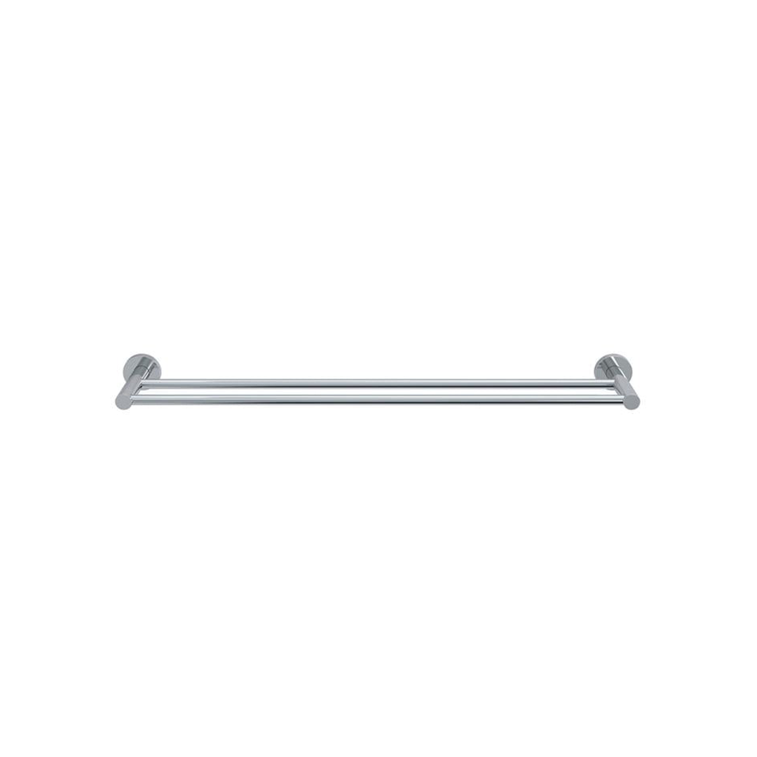 Meir Round Double Towel Rail 600Mm - Polished Chrome