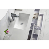 Aulic Leona 600mm Wall-Hung Vanity - Crystal Ceramic Top