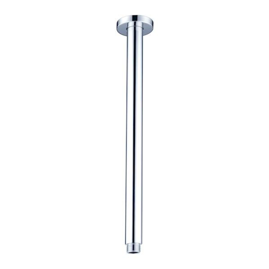 Nero 300Mm Round Ceiling Arm - Chrome