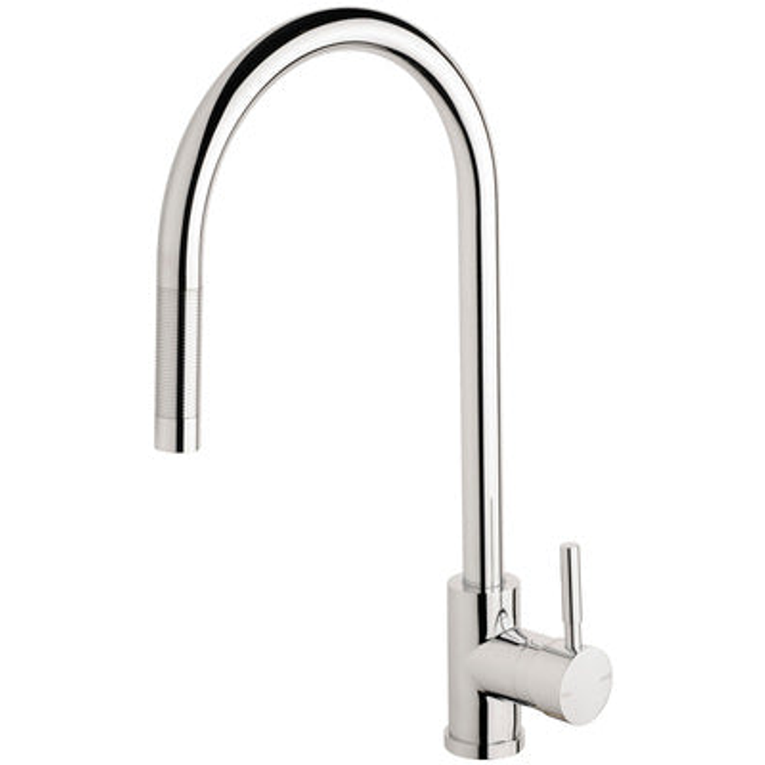 Vivid Gooseneck Pull Out Sink Phoenix Mixer - Chrome