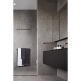 Meir Round Double Towel Rail 600Mm - Champagne