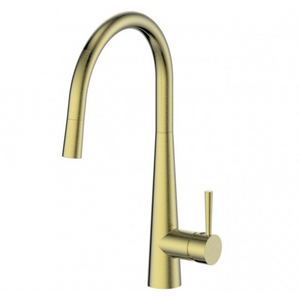 Greens Galiano Pull Down Sink Mixer - Brushed Brass