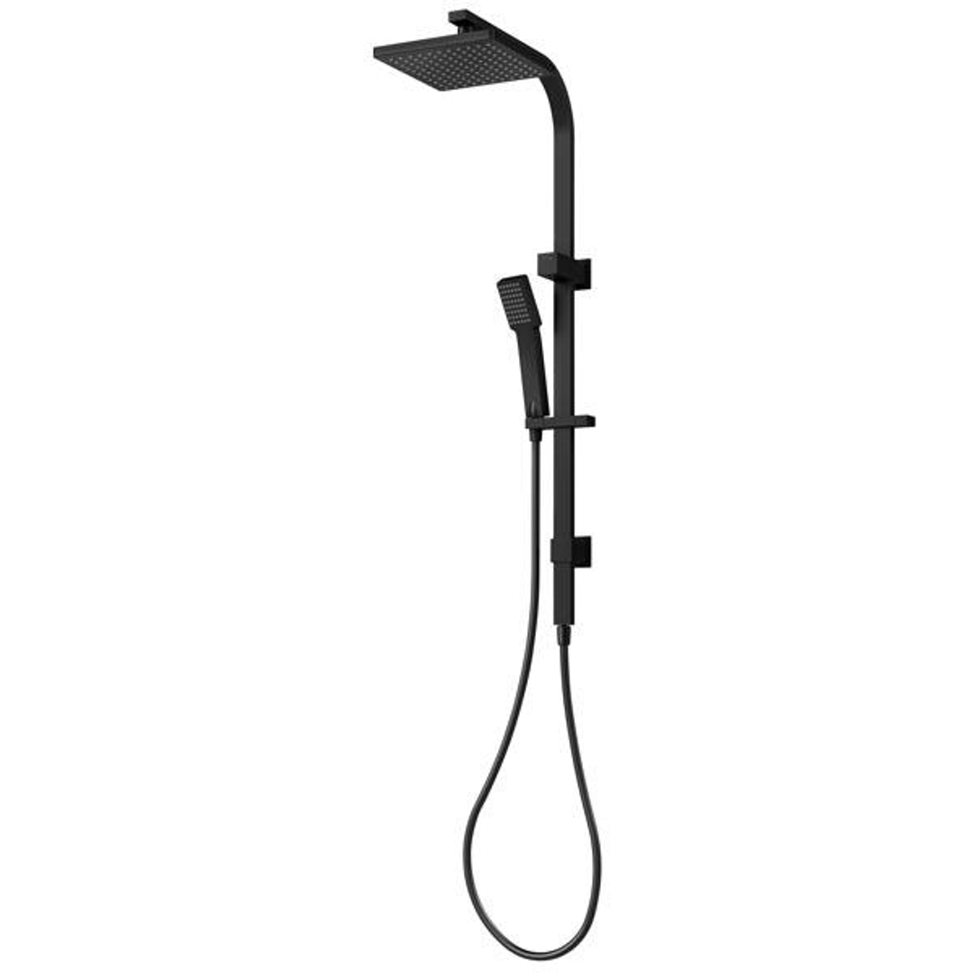 Phoenix Lexi Twin Rail Shower Matte Black
