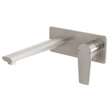 Wall Basin/Bath Phoenix Arlo Mixer Set 180mm - Brushed Nickel