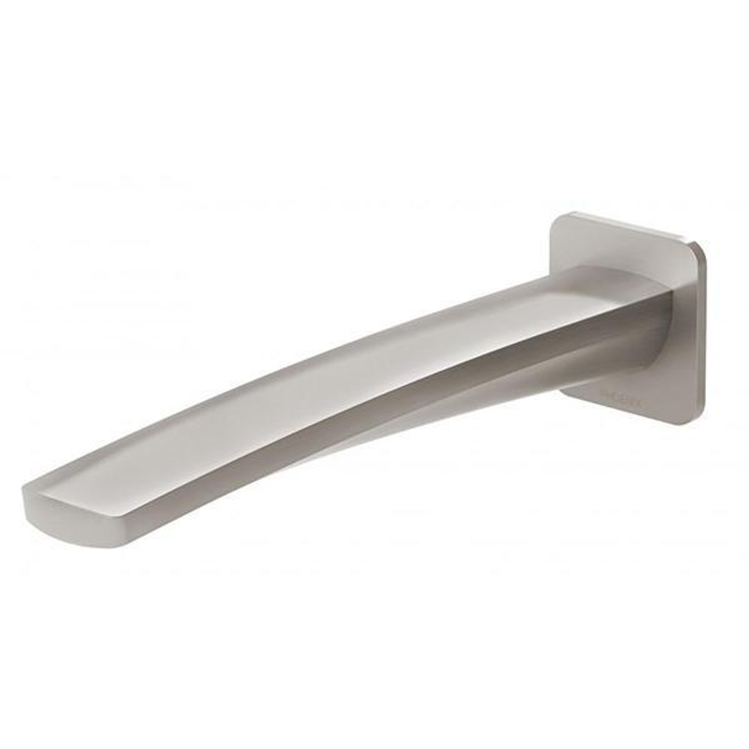 Phoenix Mekko Wall Bath Outlet 200mm - Brushed Nickel