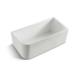 BNK Naga Right Hand Corner Bath Matt White - 1500 X 730 X 560mm