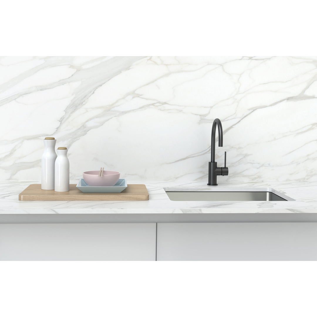 Vivid Slimline Sink Phoenix Mixer 160mm G/Neck - Matte Black